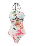Digital Printed Two Piece Bikini Swimsuit For Women