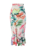 Digital Printed Two Piece Bikini Swimsuit For Women