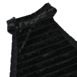 Women's Fashion Round Neck Sleeveless Bodycon Sexy Dress For Women