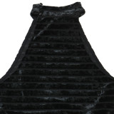 Women's Fashion Round Neck Sleeveless Bodycon Sexy Dress For Women