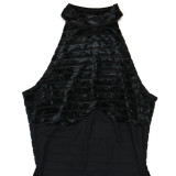 Women's Fashion Round Neck Sleeveless Bodycon Sexy Dress For Women