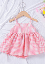 Girls suspender plaid dress Girls suspender plaid dress