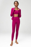 Classic Yoga Wear Set for Women Plus Size Women's Sportswear Three-Piece Fitness Wear Set