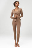 Classic Yoga Wear Set for Women Plus Size Women's Sportswear Three-Piece Fitness Wear Set