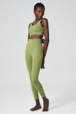 Autumn and winter breathing deep u back sports bra long pants yoga wear women's sports fitness wear two-piece set