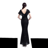 Long Sequin Plus Size Fat Beauty Mermaid Formal Party Evening Dress