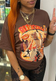 Women Short Sleeve Printed T-Shirt