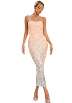 Women halter v-neck sexy sequin formal party Evening Dress Women halter v-neck sexy sequin formal party Evening Dress