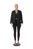 Women Casual Camisole Jacket Pant Three-Piece