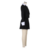 Women Blazer and pleated skirt two-piece set