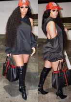 Women's Sexy Style Two-Wear Hooded Dress