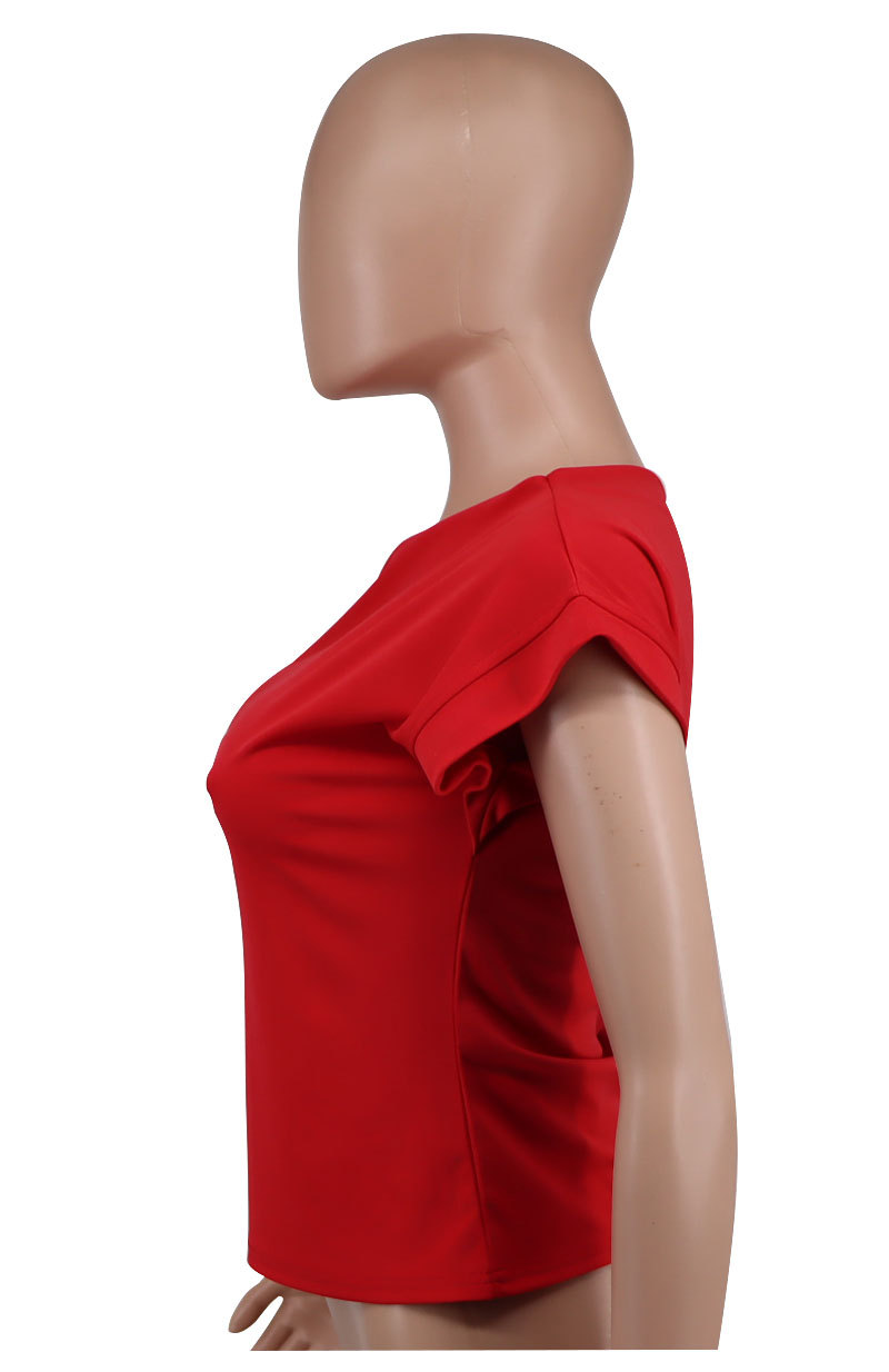 Irregular T-Shirt Top for Summer Casual Wear
