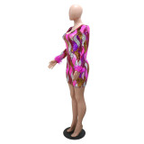Stylish Sequin Sexy Bodycon Women Party Dress