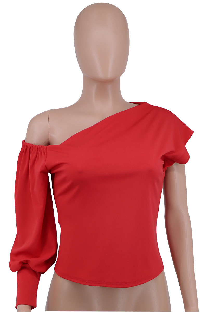 Irregular T-Shirt Top for Summer Casual Wear