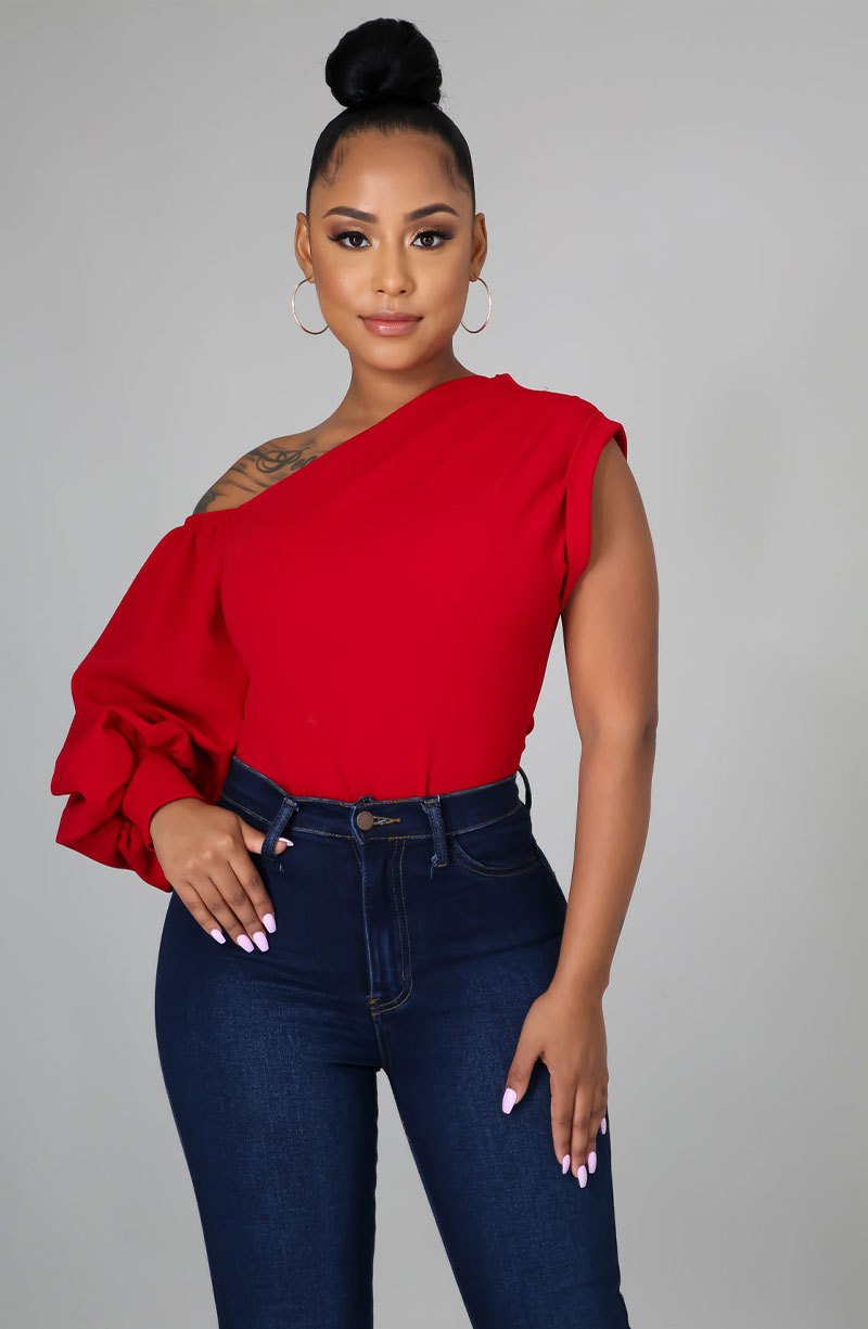Irregular T-Shirt Top for Summer Casual Wear