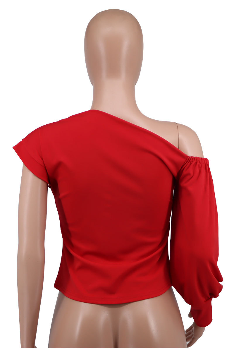 Irregular T-Shirt Top for Summer Casual Wear
