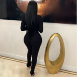 Women's Heart-Shaped Beaded Solid Color Two Piece Pants Set