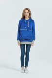 Women Pocket Pet Casual Plush Hoodies Jacket