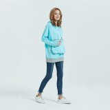 Women Pocket Pet Casual Plush Hoodies Jacket