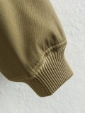 Women's Bomber Jacket Spring and Autumn Pocket Long Sleeve Casual Single Breasted Coat