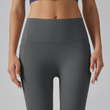 Women Pocket Running Fitness Pants High Waist Yoga Pants