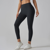 Women Pocket Running Fitness Pants High Waist Yoga Pants