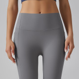 Women Pocket Running Fitness Pants High Waist Yoga Pants
