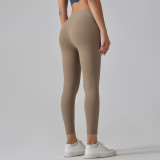 Women Pocket Running Fitness Pants High Waist Yoga Pants