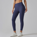 Women Pocket Running Fitness Pants High Waist Yoga Pants