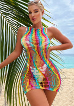 Colorful Fishnet Sexy dress Women's Beach Bikini cover up Colorful Fishnet Sexy dress Women's Beach Bikini cover up