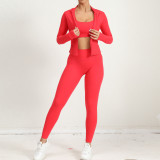 Women Winter Yoga Three-Piece