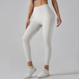 Women Pocket Running Fitness Pants High Waist Yoga Pants