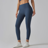 Women Pocket Running Fitness Pants High Waist Yoga Pants