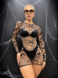 sexy fishnet Bodycon dress sexy nightclub lingerie for women