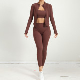Women Winter Yoga Three-Piece