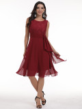 Women chiffon lace dress