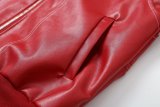 Autumn Women's Retro Stand Collar Leather Jacket