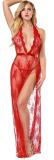 Sexy Lingerie Sexy Mesh Straps Women's Long Dress