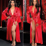 Erotic Lingerie Sexy Bathrobe