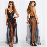 Sexy Lingerie Sexy One-Piece Mesh Long Nightgown