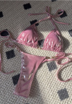 Women sexy shiny pearl Swimwear