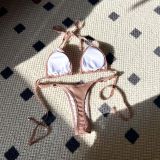 Women sexy shiny pearl Swimwear