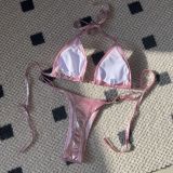 Women sexy shiny pearl Swimwear