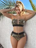 Sexy High Waist Two Pieces Bikini Women's Swimsuit