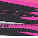 Women's Spring And Summer Printed Fashion Casual Pleated Long Sleeve Slim Chic Long Dress