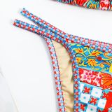 Ethnic Swimwear Two Pieces Bikini Sexy Swimsuit