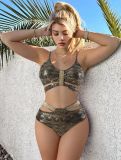 Sexy High Waist Two Pieces Bikini Women's Swimsuit