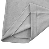 Spring And Winter Men's Casual Solid Color Long-Sleeved Zip Stand Collar T-Shirt Tops For Men