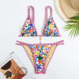 Ethnic Swimwear Two Pieces Bikini Sexy Swimsuit