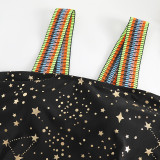 Sexy Printed Straps One Piece Women's Swimsuit